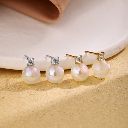 [LuckyStar]Symphony Mermaid Pearl Earrings