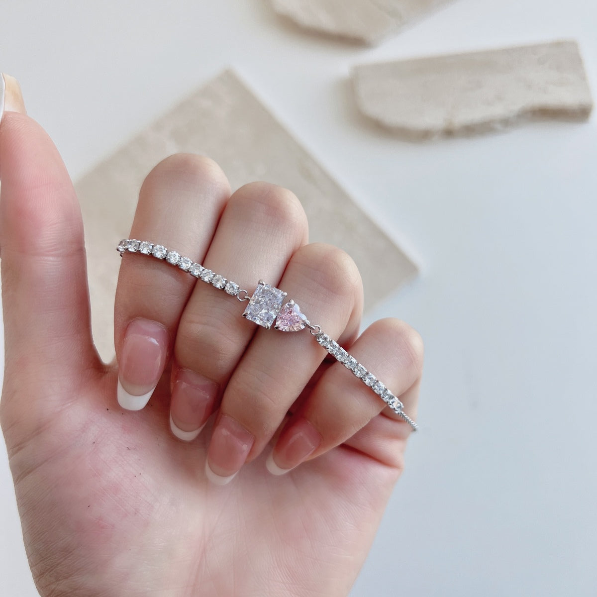 [LuckyStar]Dazzling Unique Multi Shape Lover Bracelet
