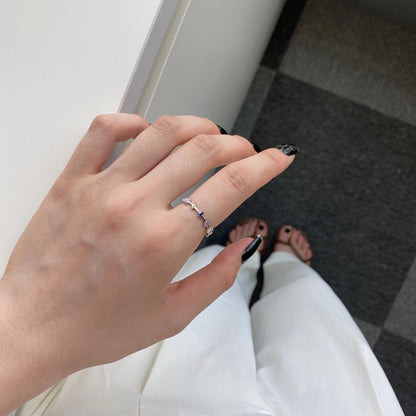 [LuckyStar]Unique Trapezoid Cut Daily Ring