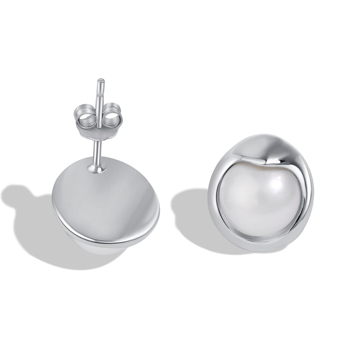 [LuckyStar]Dainty Bread Pearl Earrings