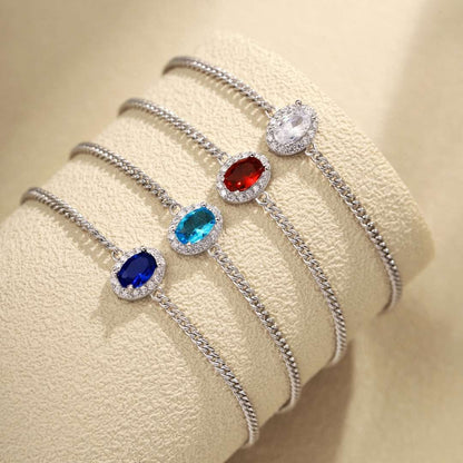 [LuckyStar]Exquisite Oval Shape Bracelet
