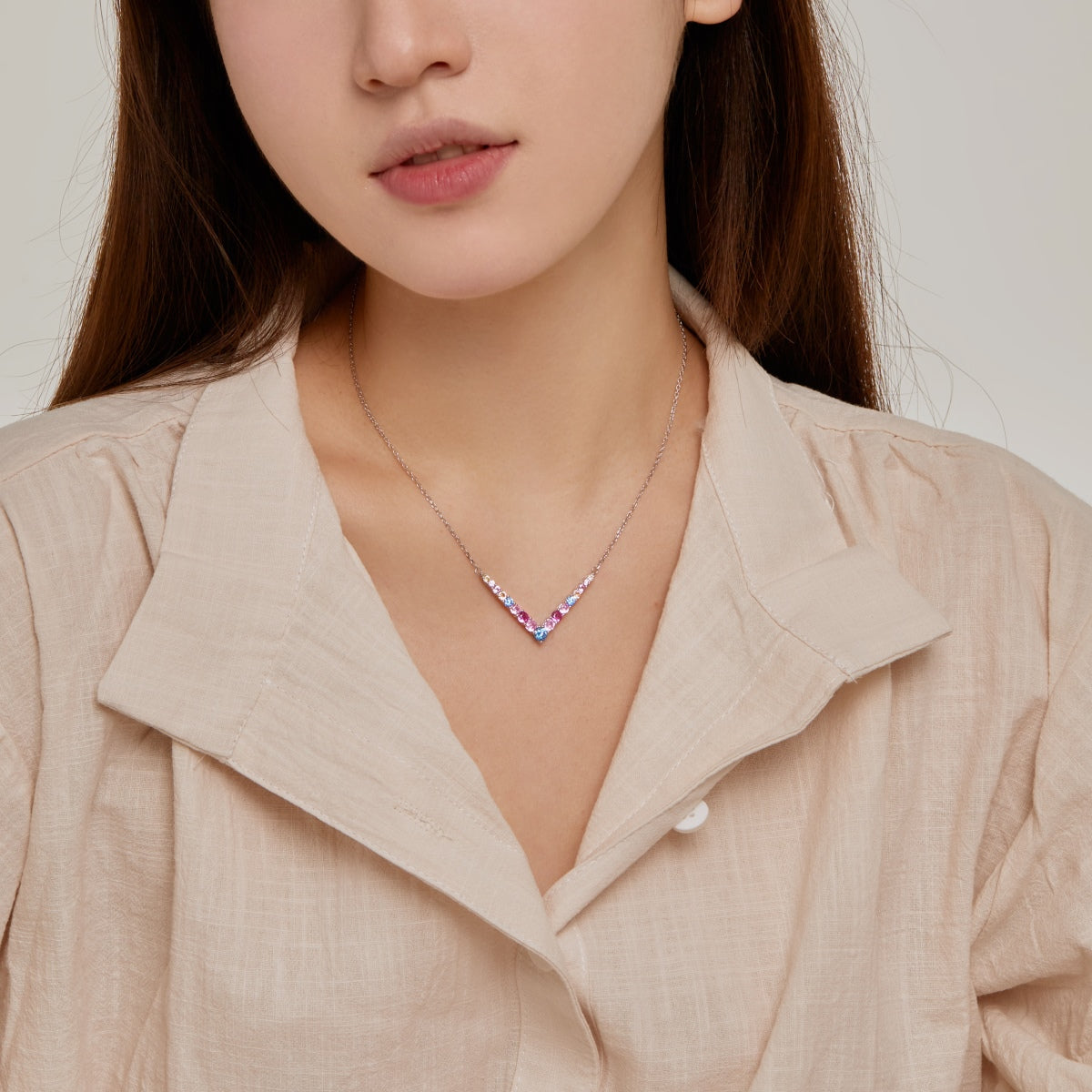 [LuckyStar]Ornate Round Cut Necklace