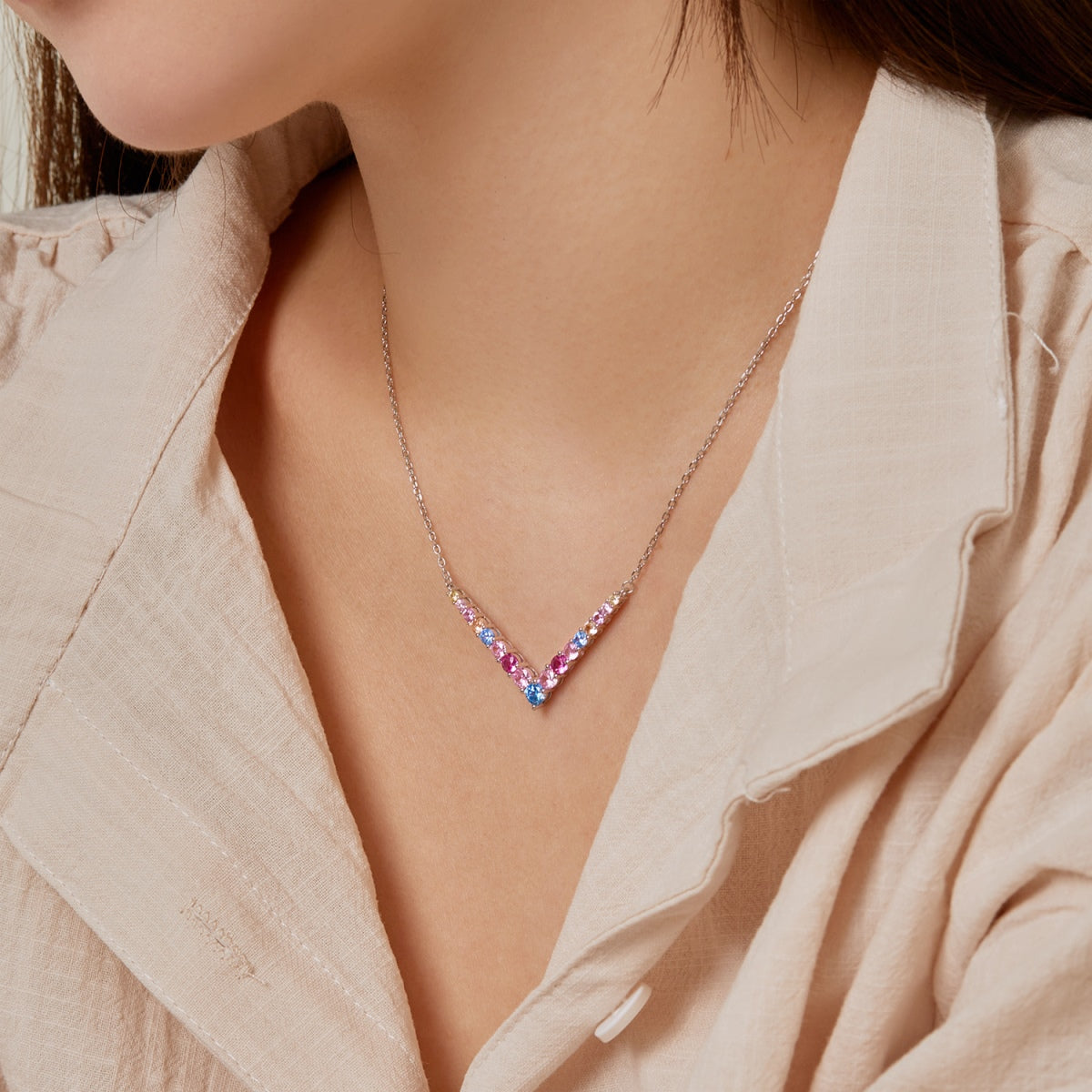 [LuckyStar]Ornate Round Cut Necklace