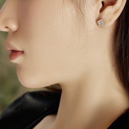 [LuckyStar]Four-Leaf Clover Flower Shaped Earrings