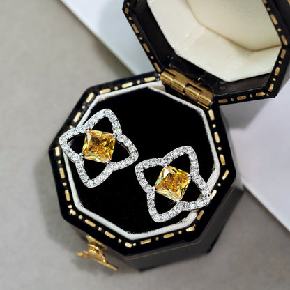 [LuckyStar]Elegant Star Shape Princess Cut Daily Earrings