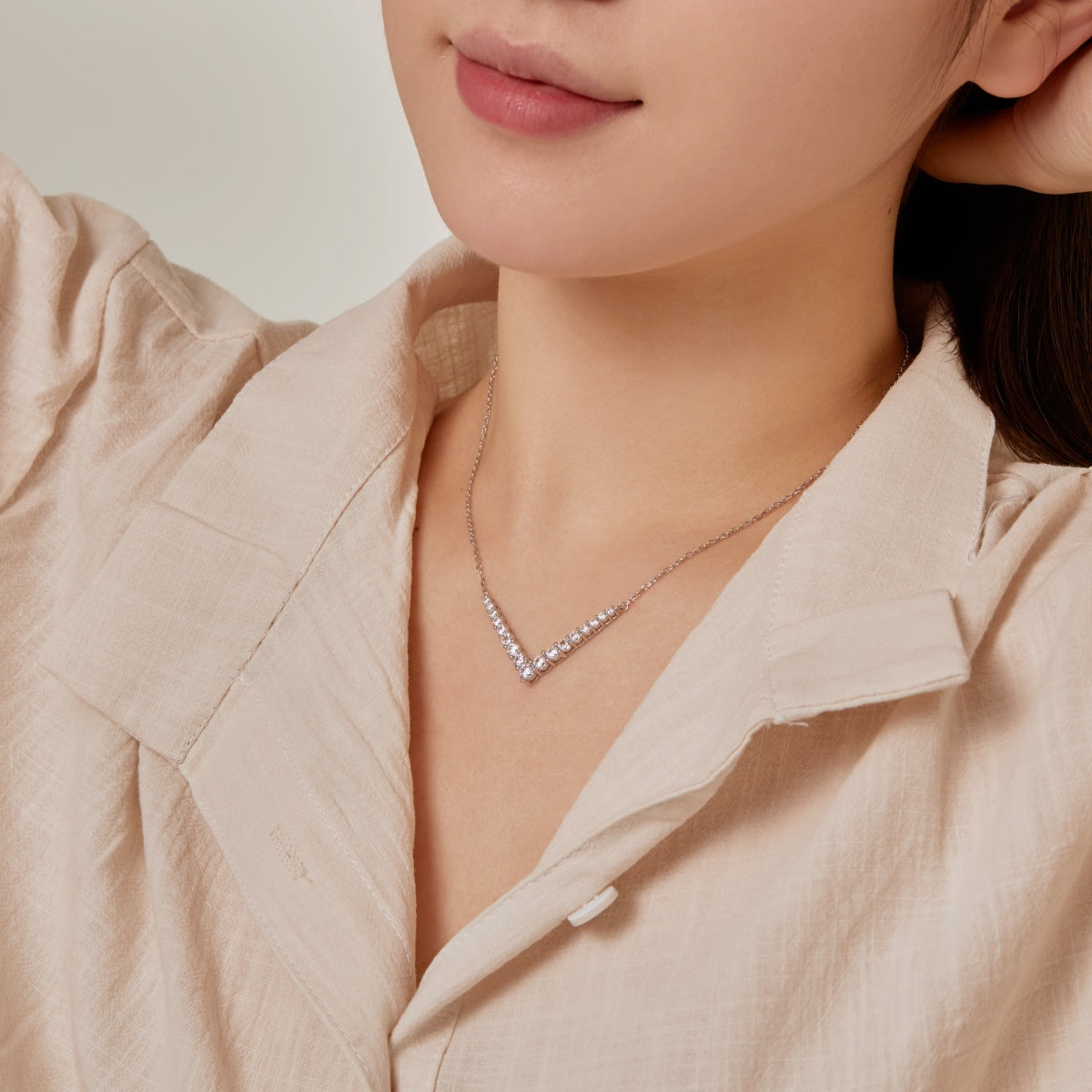 [LuckyStar]Ornate Round Cut Necklace
