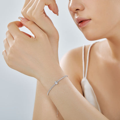 [LuckyStar]0.75 Carat Exquisite Oval Cut Daily Bracelet