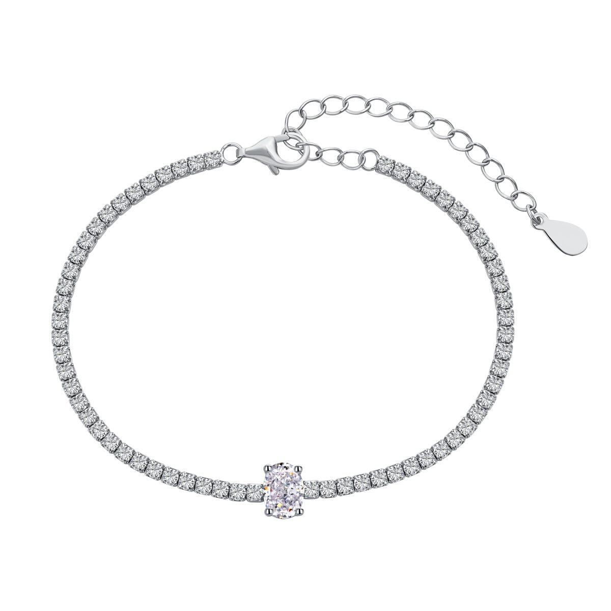 [LuckyStar]0.75 Carat Exquisite Oval Cut Daily Bracelet