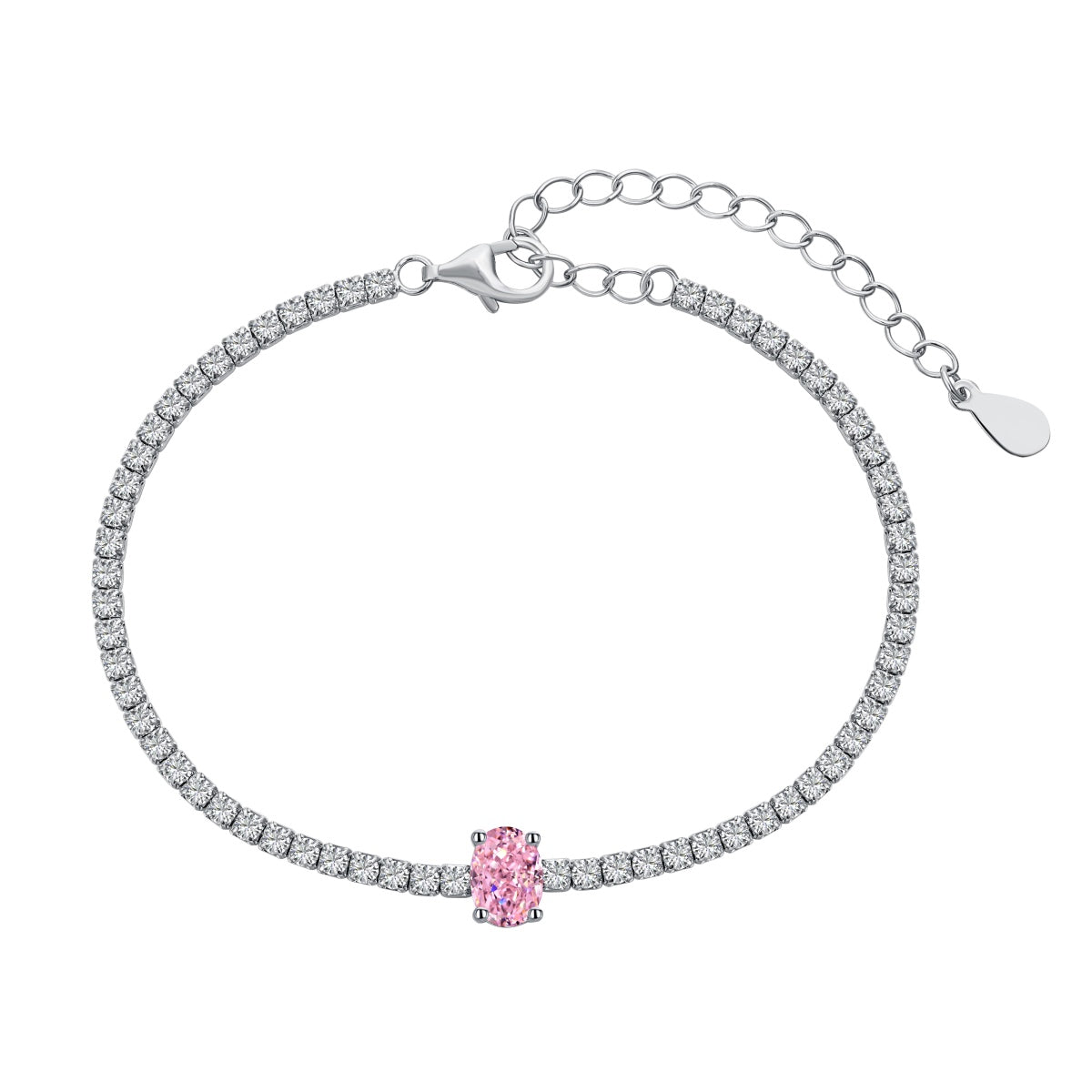 [LuckyStar]0.75 Carat Exquisite Oval Cut Daily Bracelet