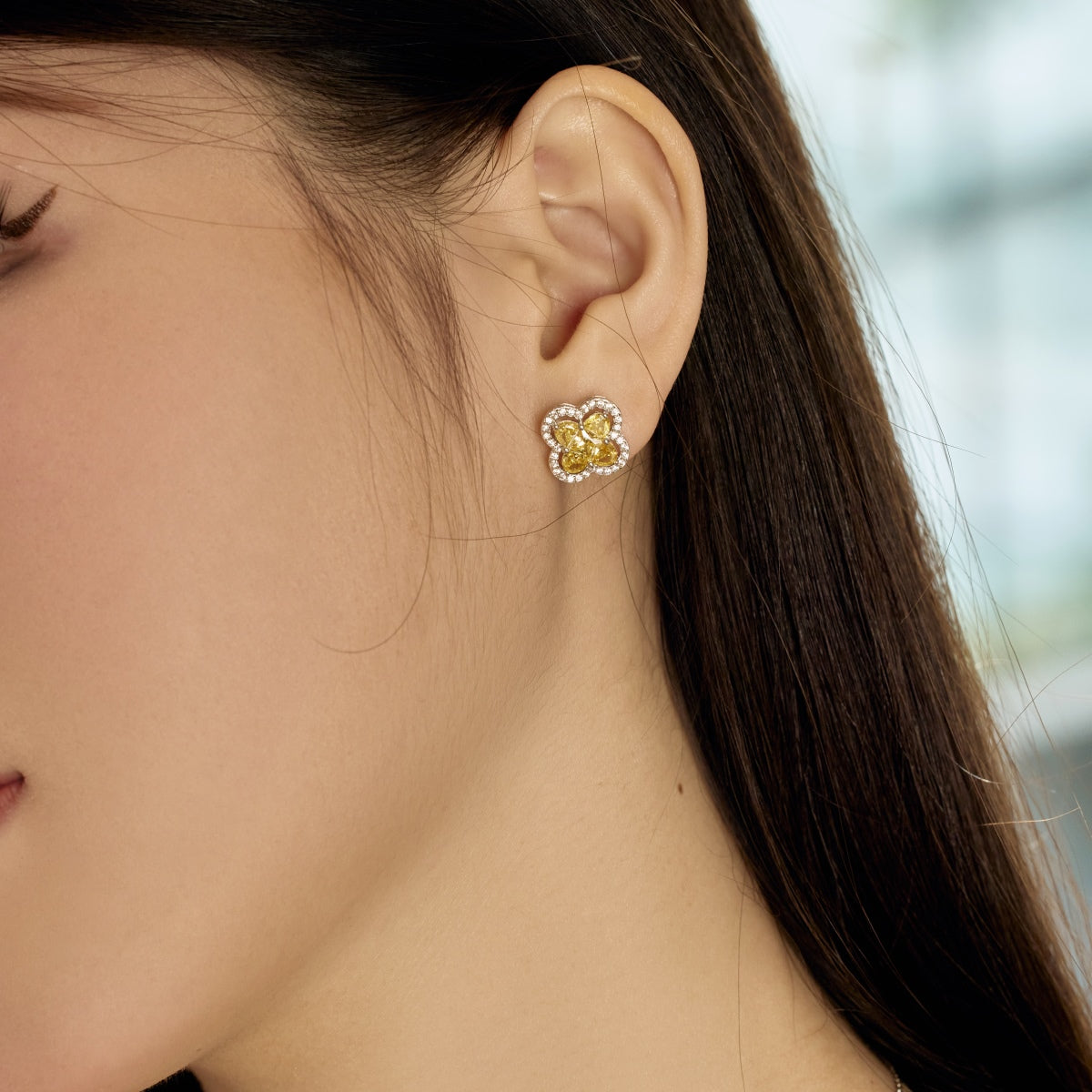 [LuckyStar]Lucky Four-Leaf Clover Exquisite Earrings