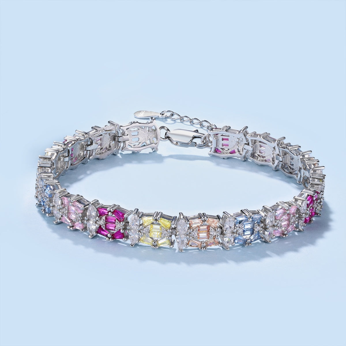[LuckyStar]Delicate Colorful Multi Cut Party Bracelet