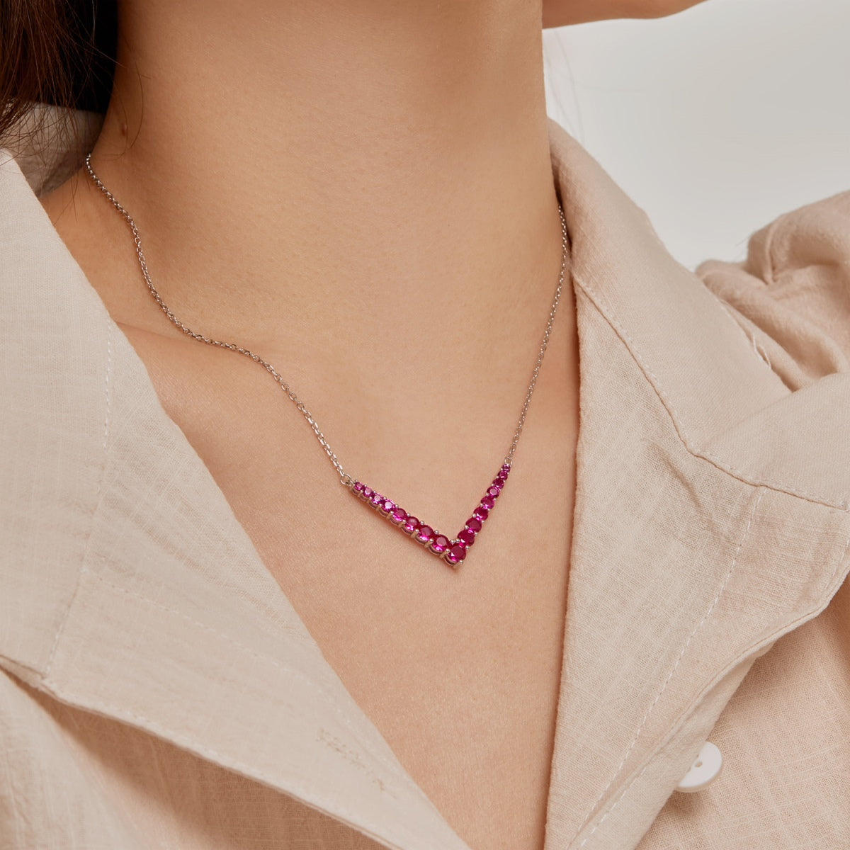 [LuckyStar]Ornate Round Cut Necklace