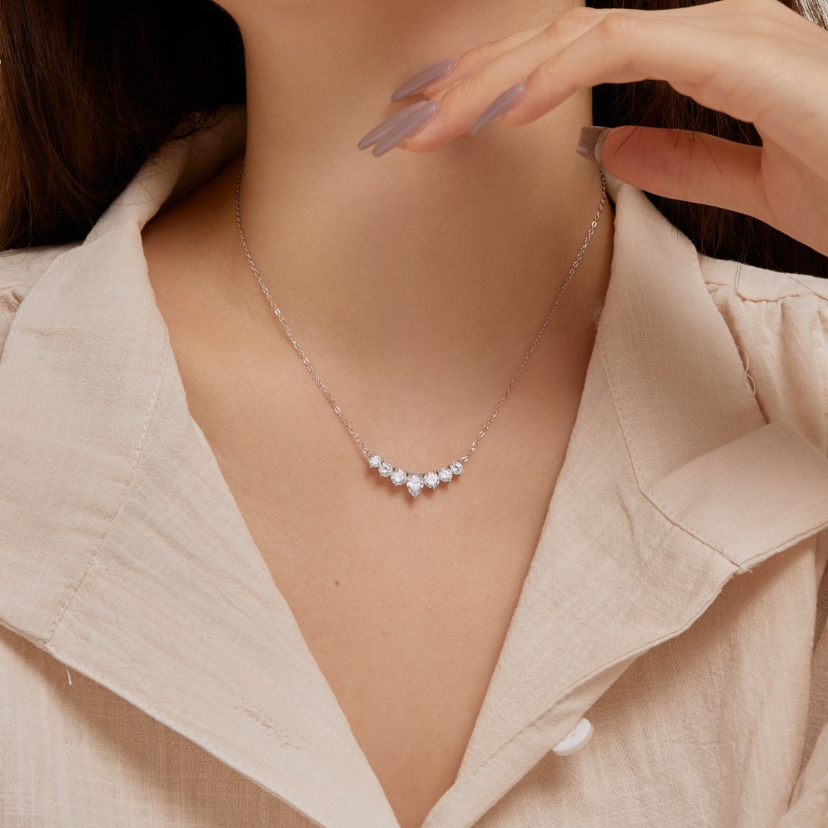 [LuckyStar]Dainty Colorful Heart Necklace