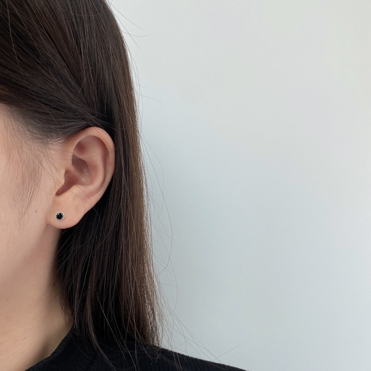 [LuckyStar]Sparkling Colorful Round Shape Earrings