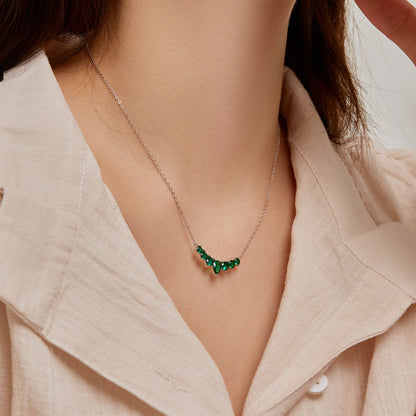 [LuckyStar]Dainty Colorful Heart Necklace