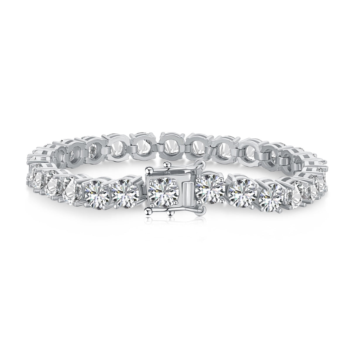 [LuckyStar]0.75 Carat Dazzling Round Cut Wedding Bracelet