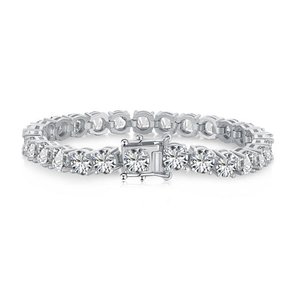 [LuckyStar]0.75 Carat Dazzling Round Cut Wedding Bracelet