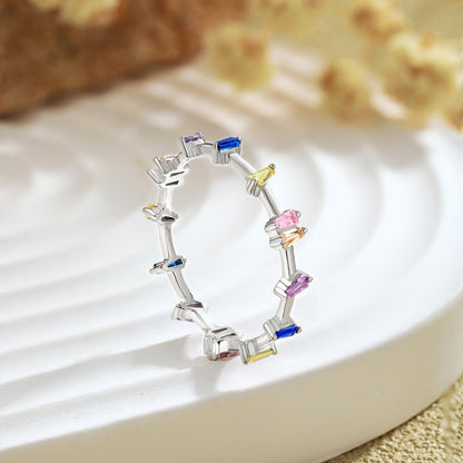 [LuckyStar]Unique Trapezoid Cut Daily Ring