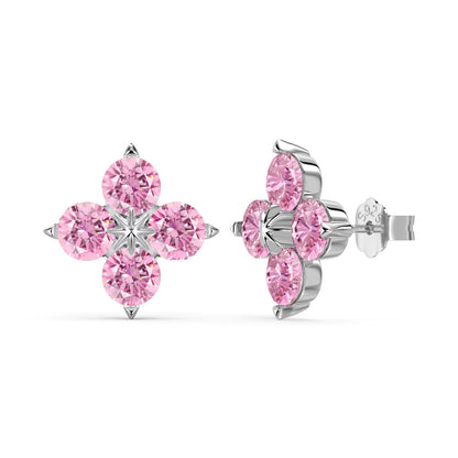 [LuckyStar]Four-Leaf Clover Eight-Pointed Star Earrings
