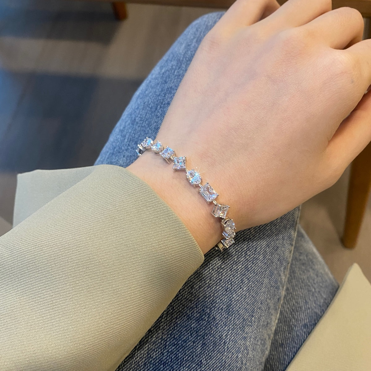 [LuckyStar]Unique Exquisite Multi Cut Daily Bracelet