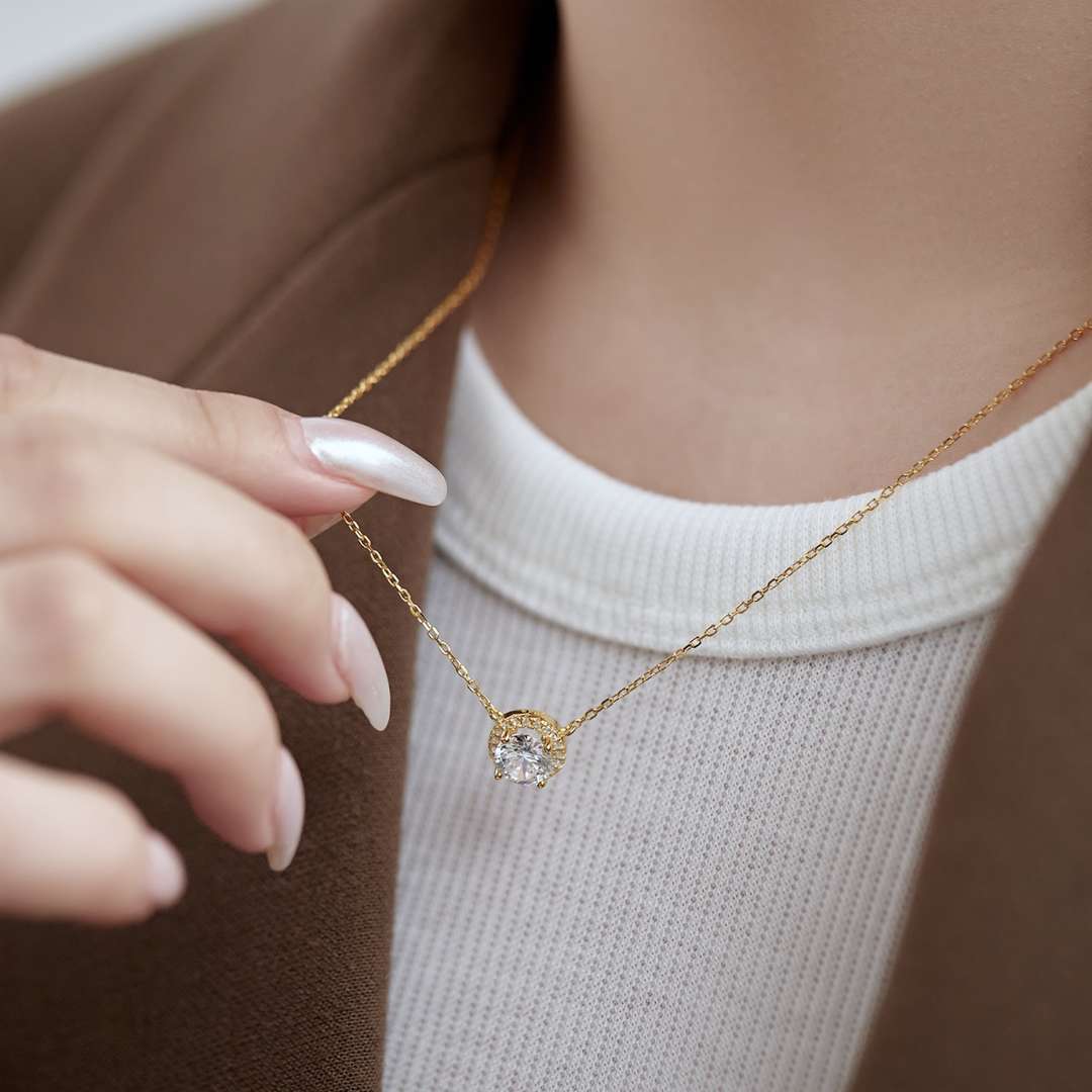 [LuckyStar]Luxurious Round Cut Necklace