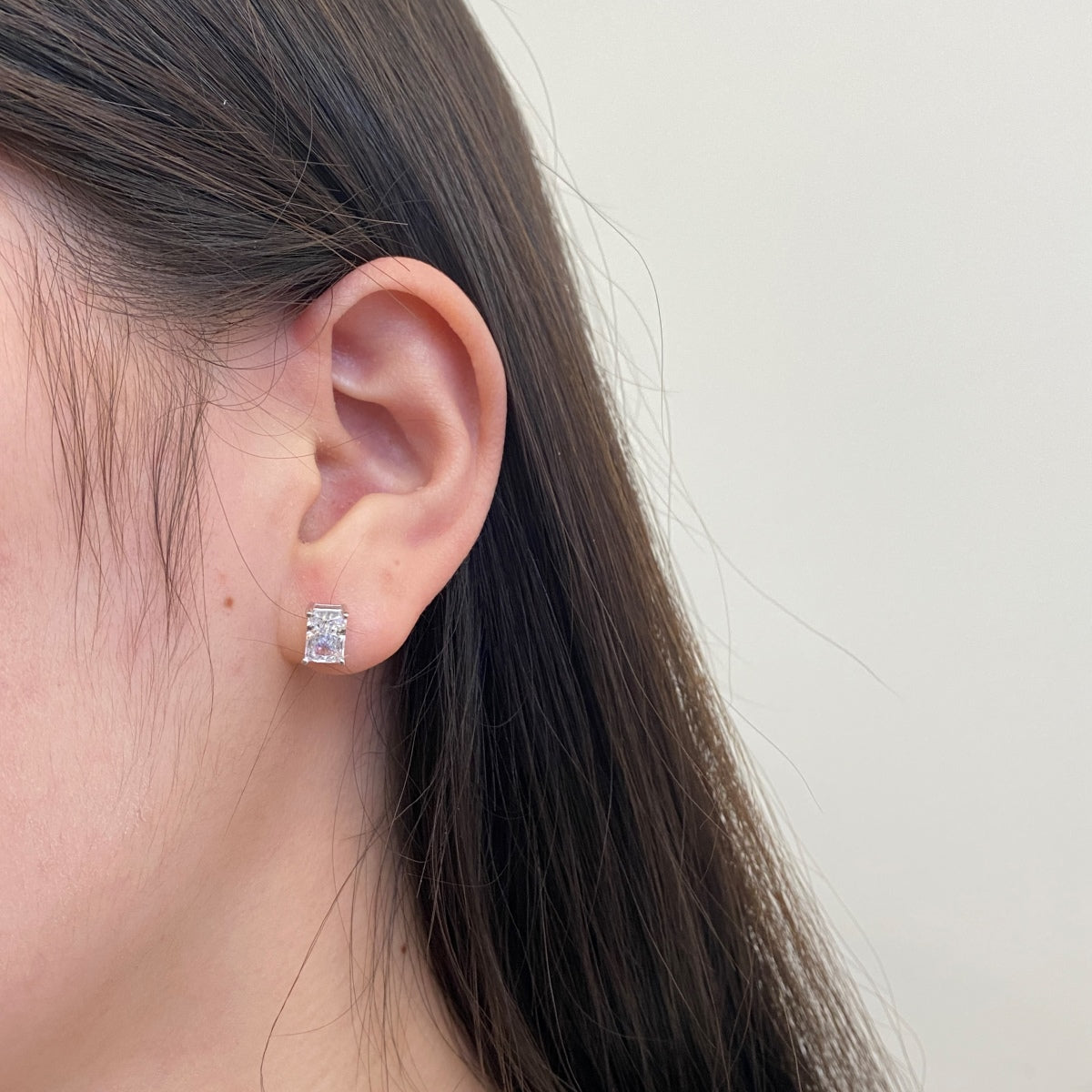 [LuckyStar]Radiant Luxurious Princess Cut Daily Earrings