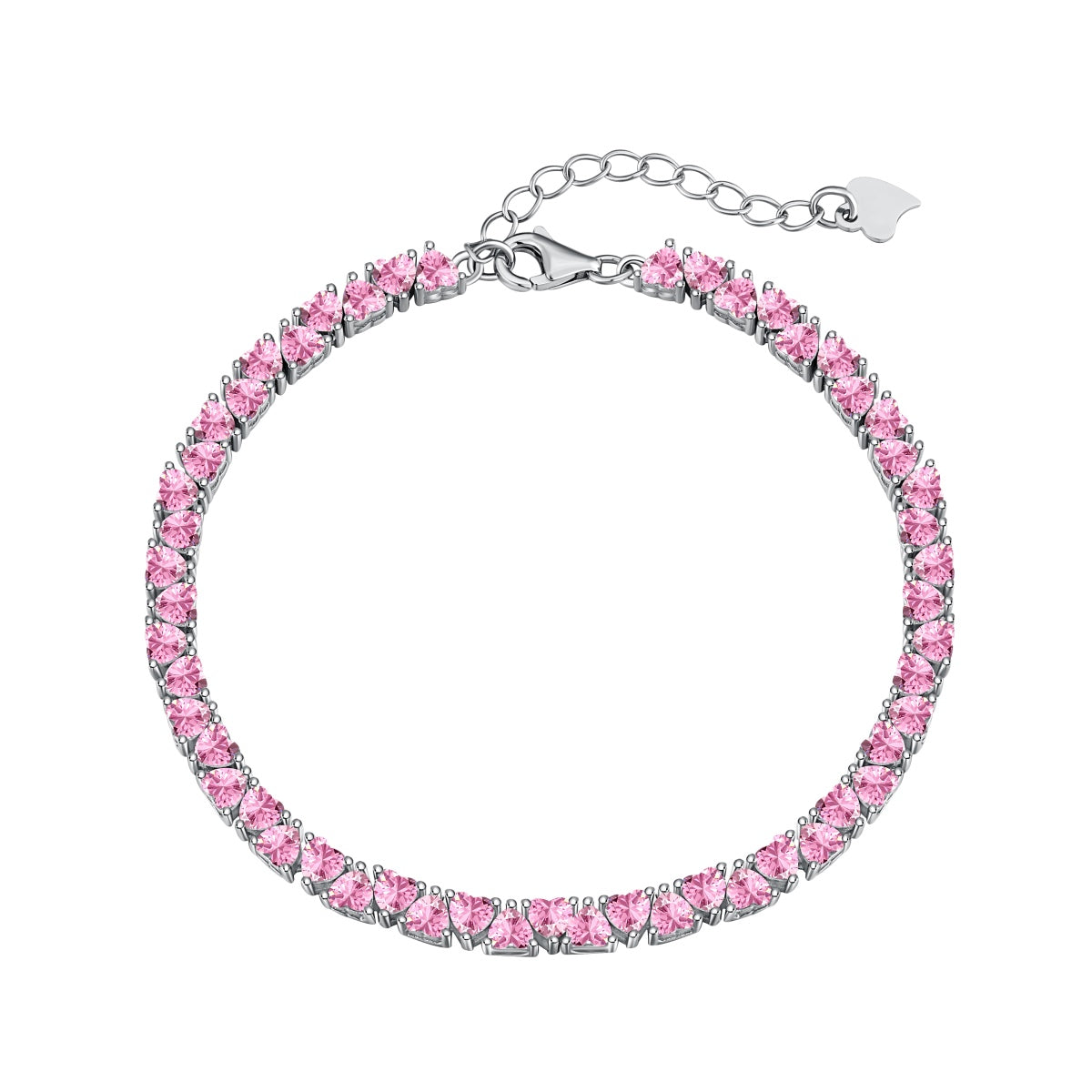 [LuckyStar]Dazzling Romantic Heart Shape Lover Bracelet
