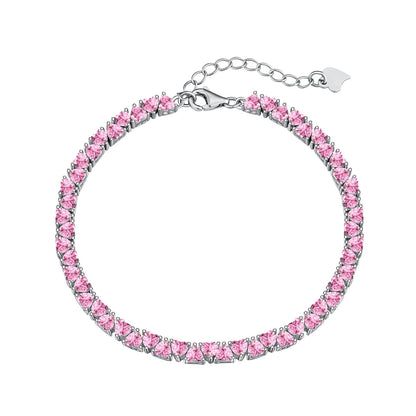 [LuckyStar]Dazzling Romantic Heart Shape Lover Bracelet
