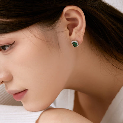 [LuckyStar]Luxurious Dainty Emerald Cut Banquet Earrings