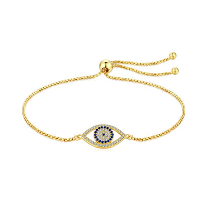 [LuckyStar]Dazzling Eye Shape Necklace