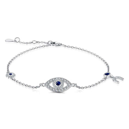 [LuckyStar]Dainty Eye Shape Necklace