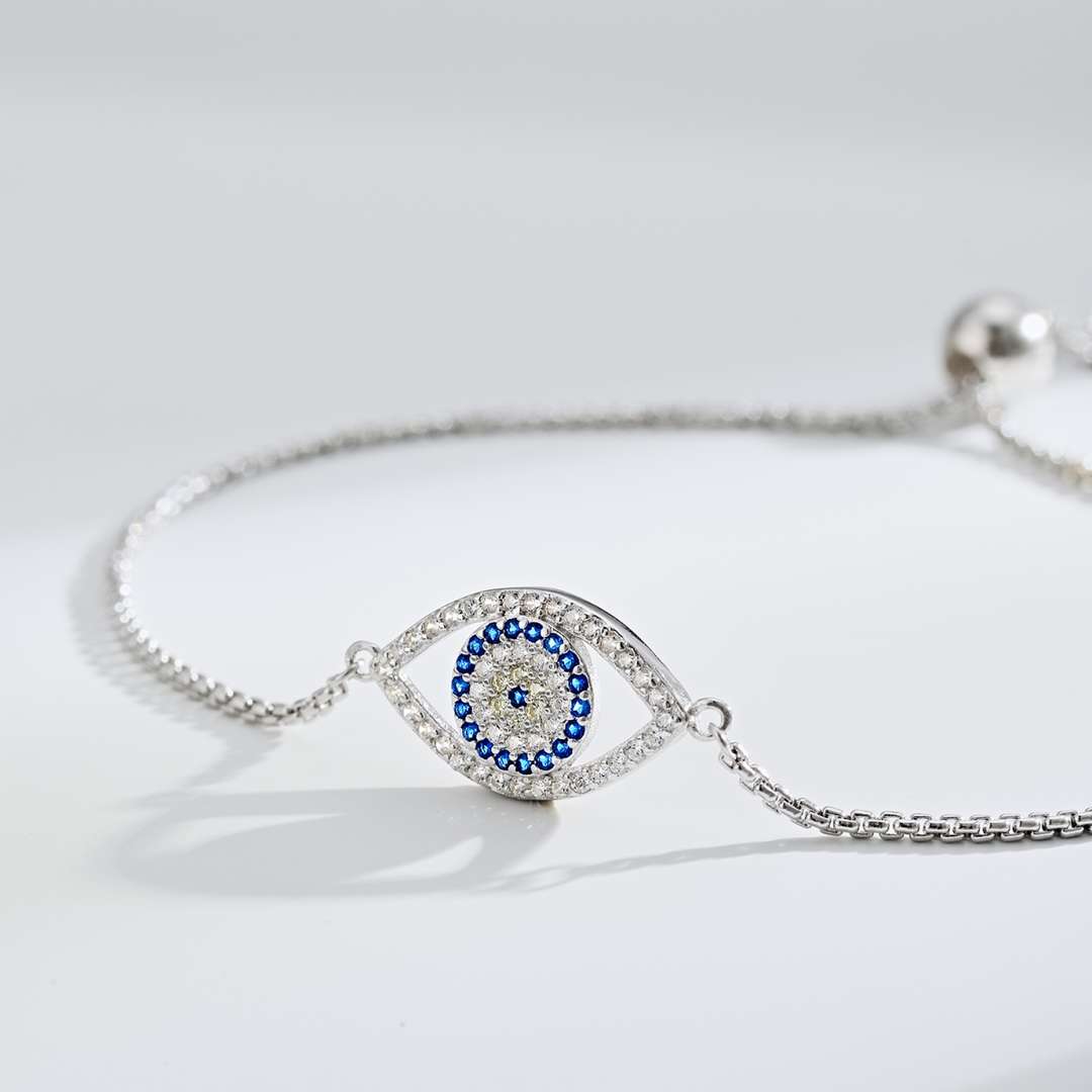 [LuckyStar]Dazzling Eye Shape Necklace