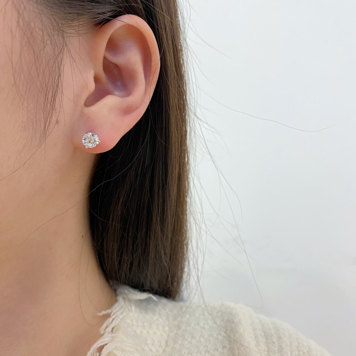 [LuckyStar]Dainty Round Shape Earrings
