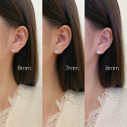 [LuckyStar]Dainty Round Shape Earrings