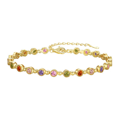[LuckyStar]Sparkling Exquisite Round Cut Party Bracelet