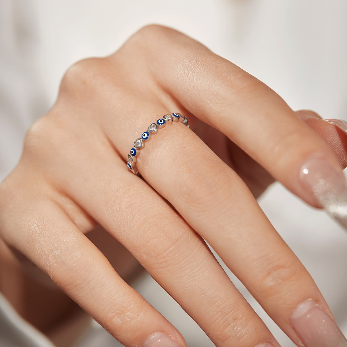 [LuckyStar]Radiant Colorful Round Shape Daily Ring