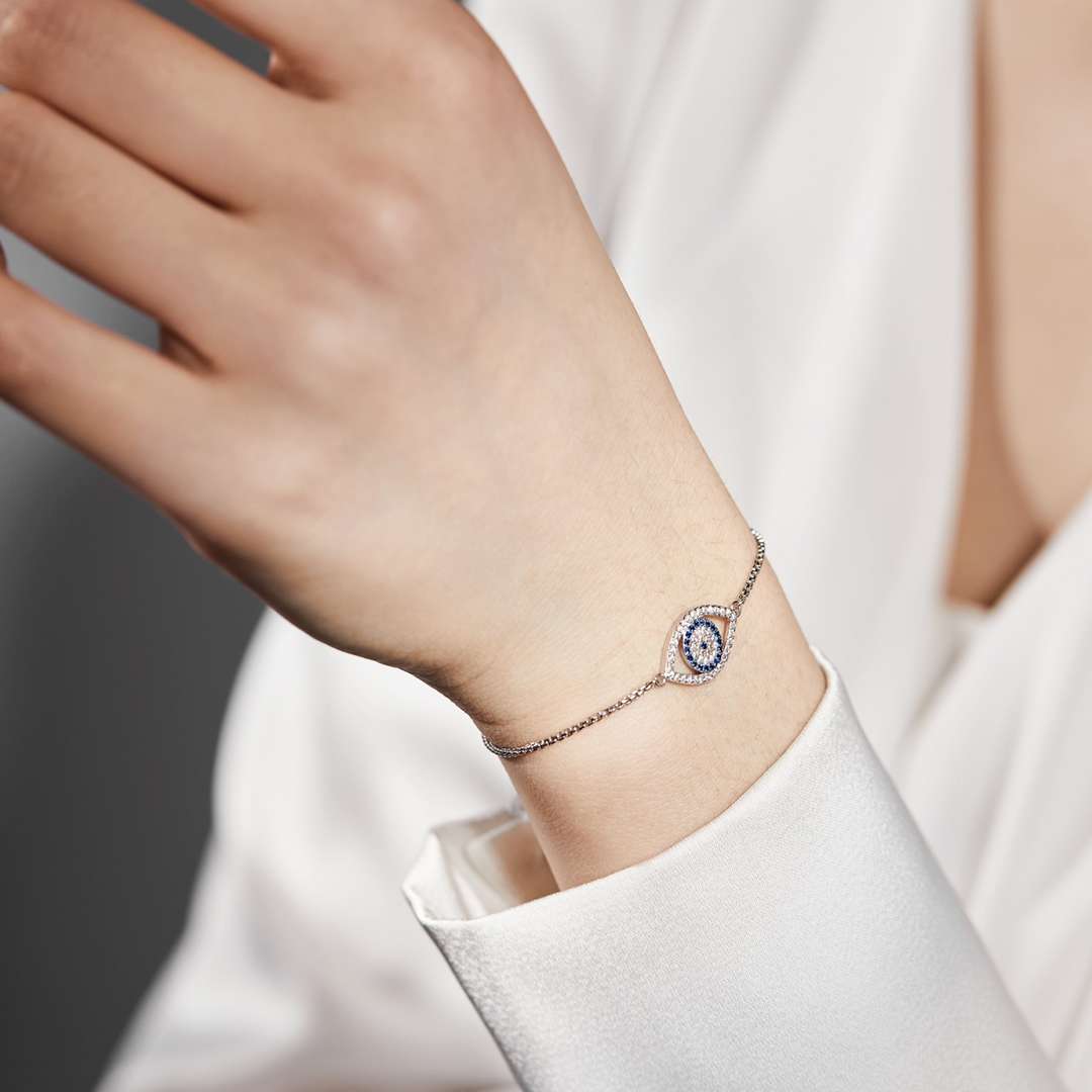 [LuckyStar]Dazzling Eye Shape Necklace