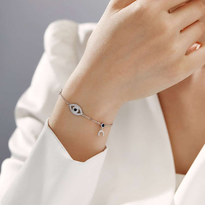 [LuckyStar]Dainty Eye Shape Necklace