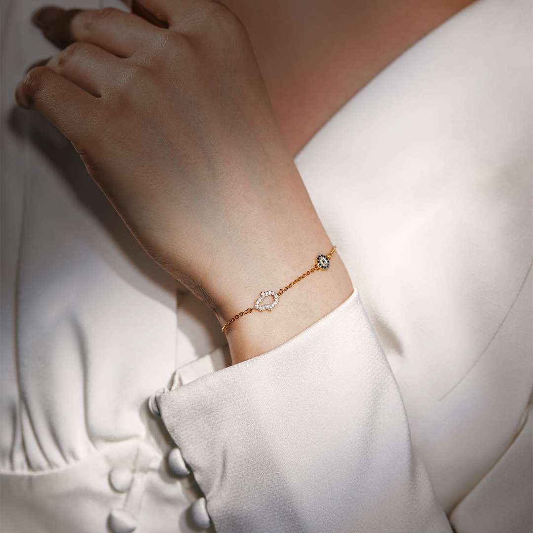 [LuckyStar]Gost Shape & Round Shape Necklace