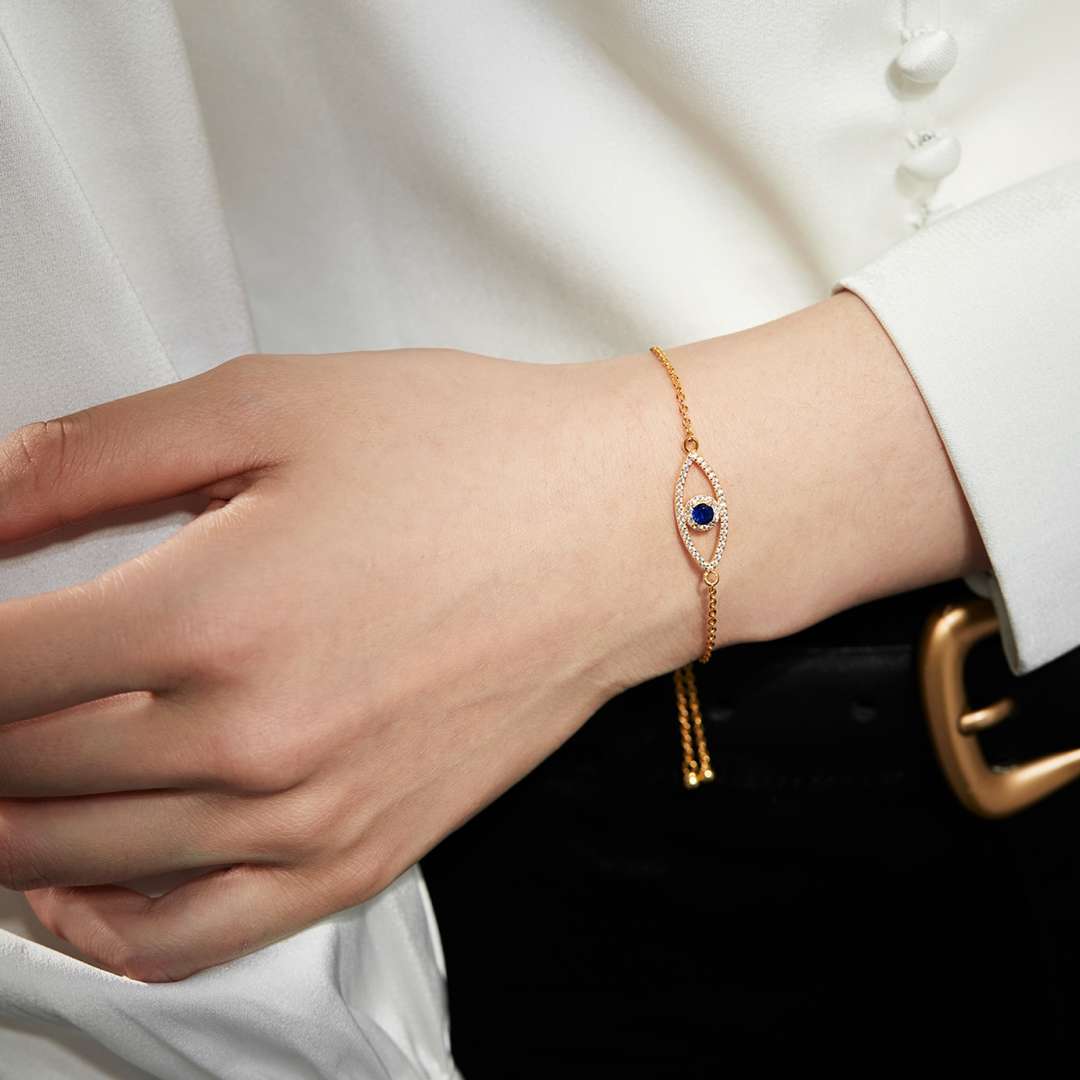 [LuckyStar]Devil's Eye Hollow Design Bracelet