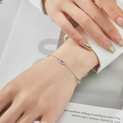 [LuckyStar]Evil Eye Shape Pendent Necklace
