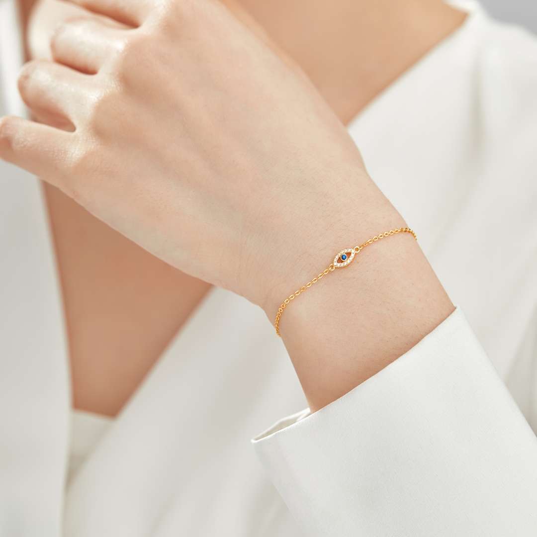 [LuckyStar]Evil Eye Shape Necklace