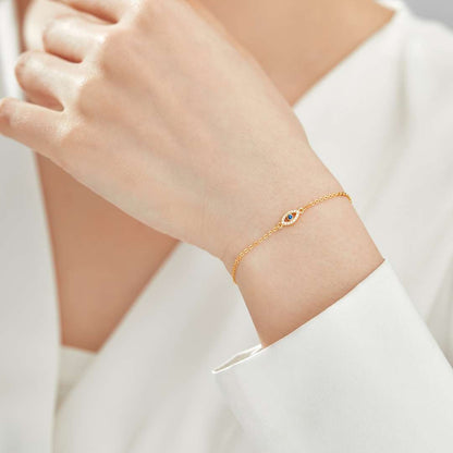 [LuckyStar]Evil Eye Shape Necklace