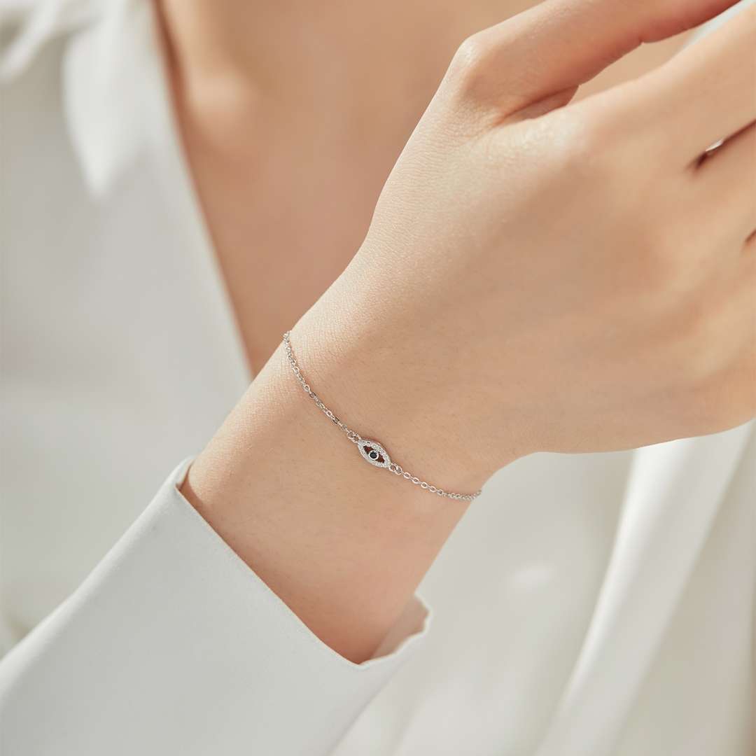 [LuckyStar]Evil Eye Shape Necklace