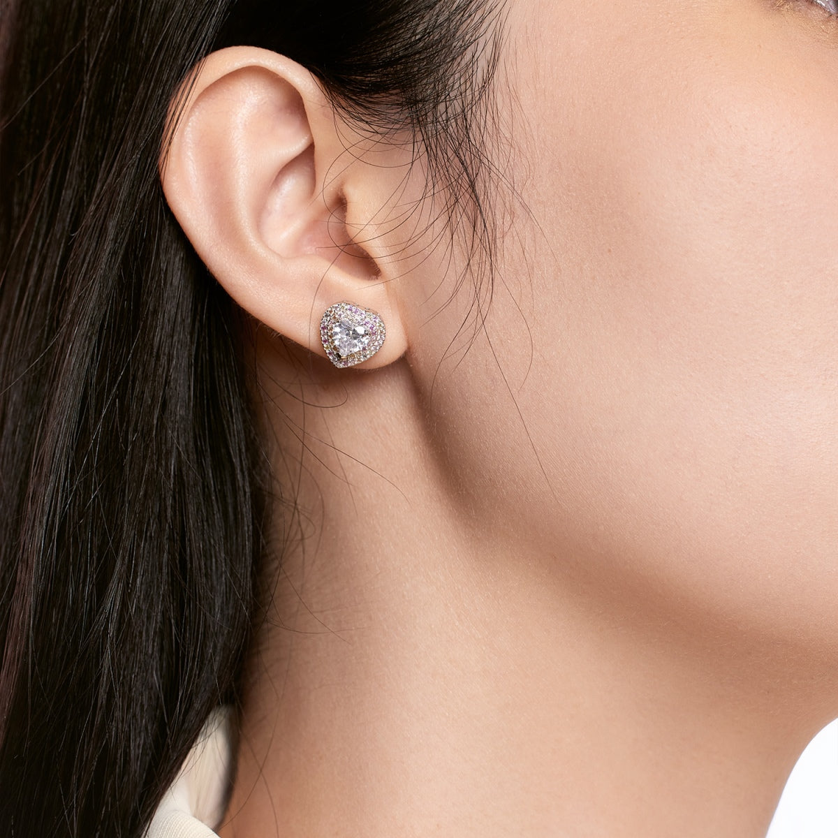 [LuckyStar]Dazzling Heart Shape Lover Earrings