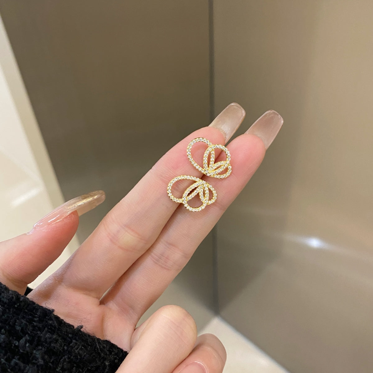 [LuckyStar]Exquisite Butterfly Shape Earrings