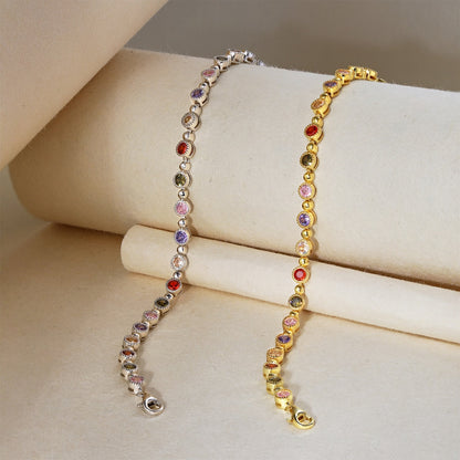 [LuckyStar]Sparkling Exquisite Round Cut Party Bracelet