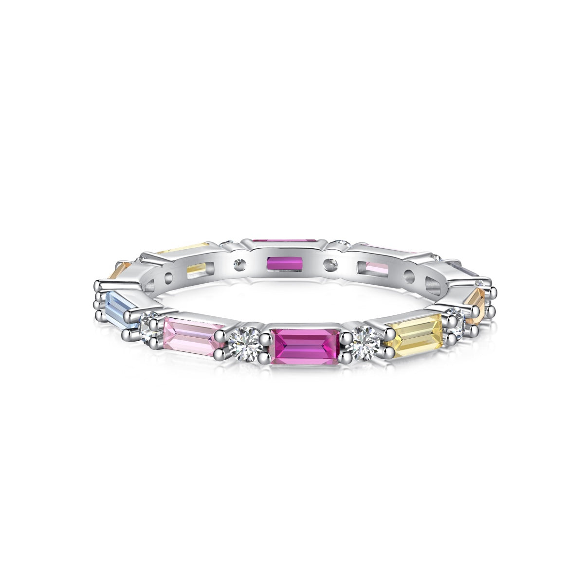[LuckyStar]Lively In Shades Elegant Radiant Cut Daily Ring