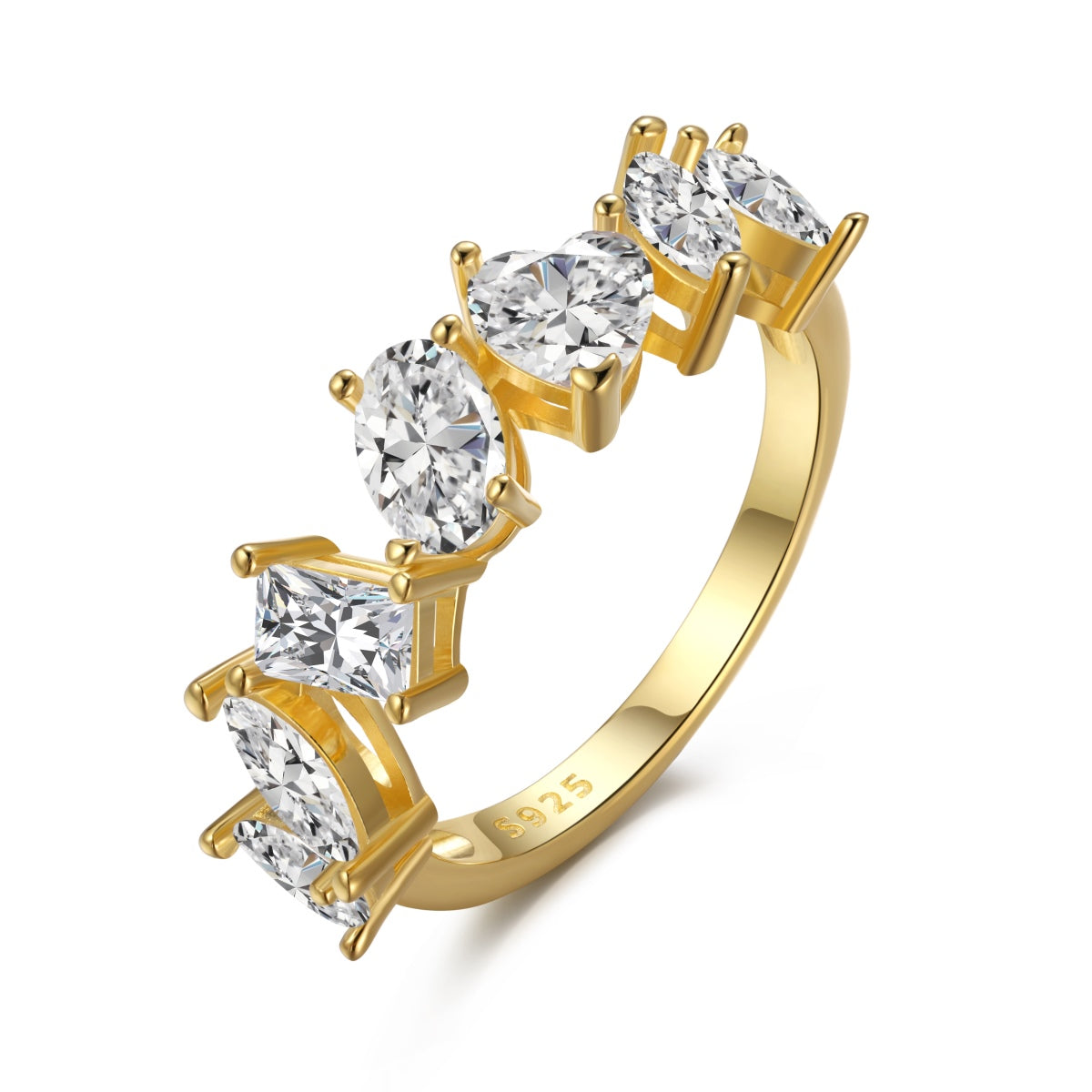 [LuckyStar]Delicate Multi Cut Ring