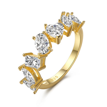 [LuckyStar]Delicate Multi Cut Ring